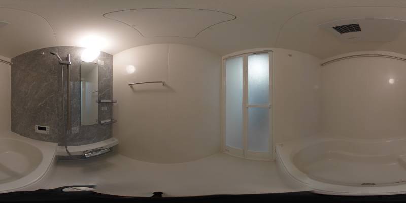 パノラマ画像バスルーム