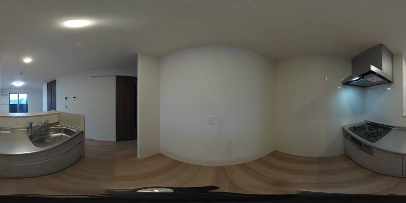 パノラマ画像キッチン