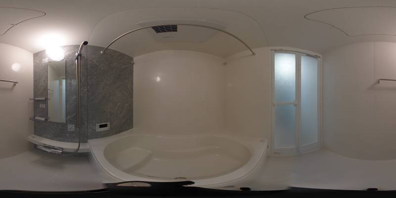 パノラマ画像バスルーム