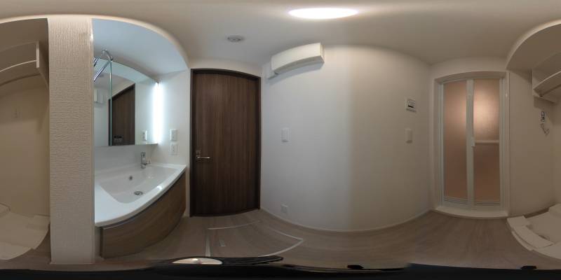 パノラマ画像洗面所