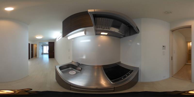 パノラマ画像キッチン