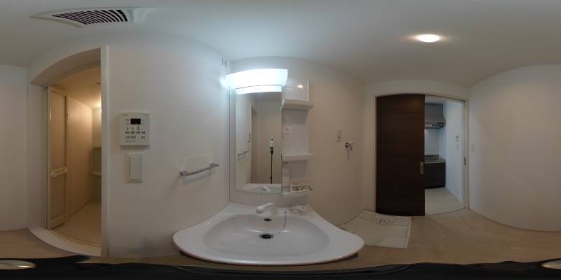 パノラマ画像洗面所