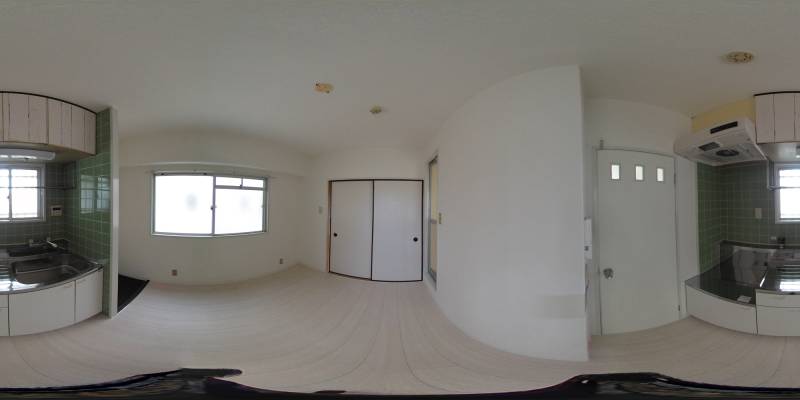 パノラマ画像キッチン