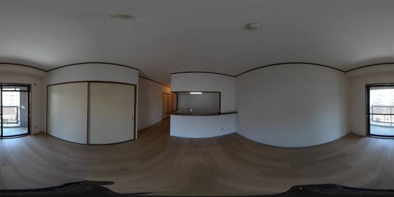 パノラマ画像リビング