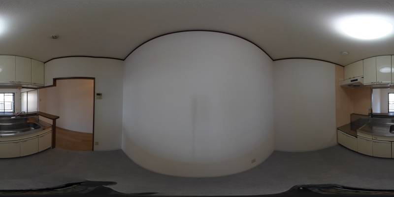 パノラマ画像キッチン