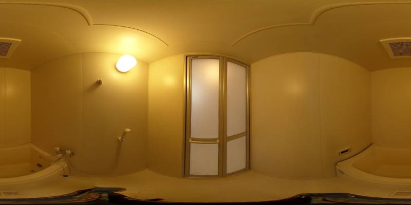 パノラマ画像バスルーム