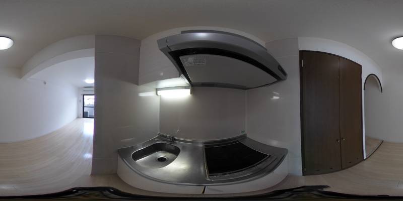 パノラマ画像キッチン