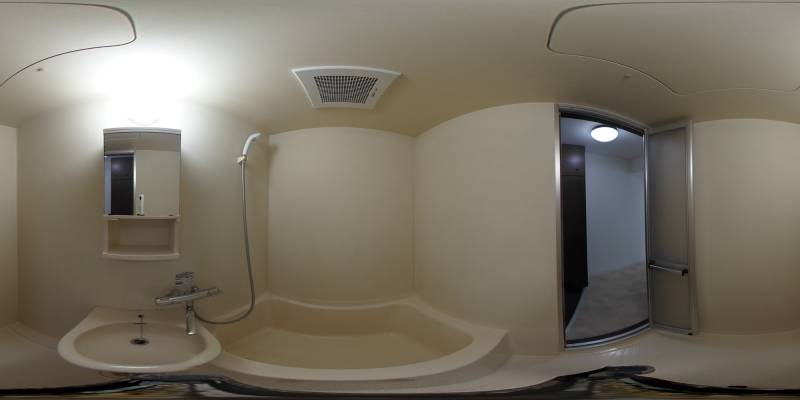 パノラマ画像バスルーム