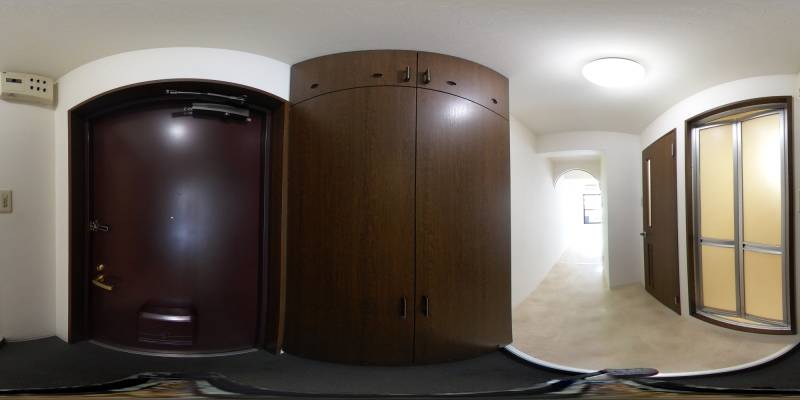 パノラマ画像玄関