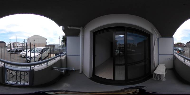 パノラマ画像バルコニー