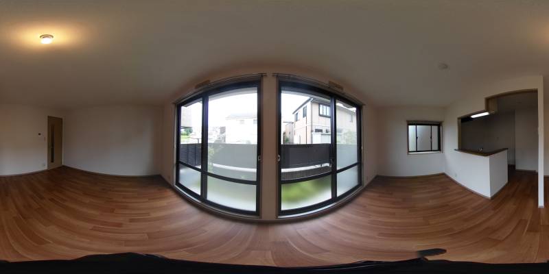 パノラマ画像リビング