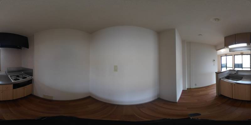 パノラマ画像キッチン