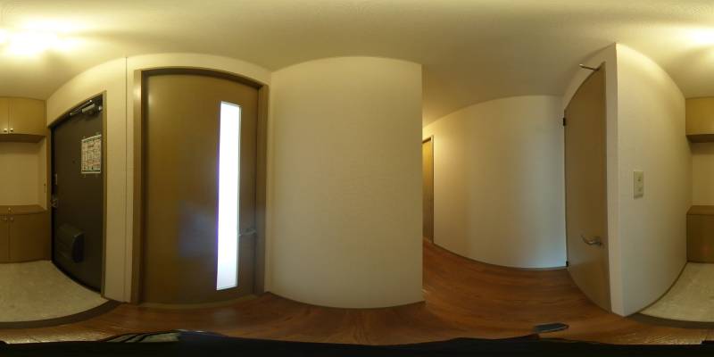 パノラマ画像玄関