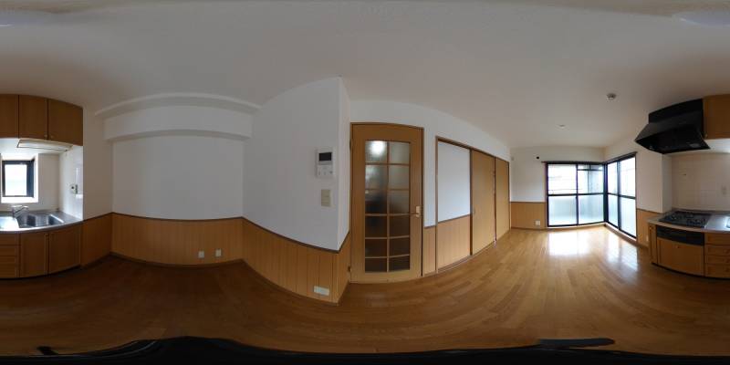 パノラマ画像キッチン