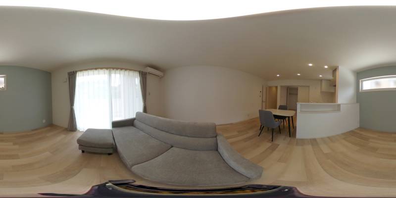 パノラマ画像リビング