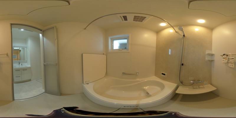 パノラマ画像バスルーム