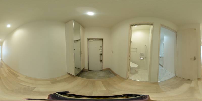 パノラマ画像玄関