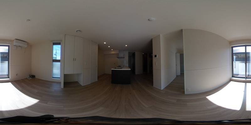 パノラマ画像リビング