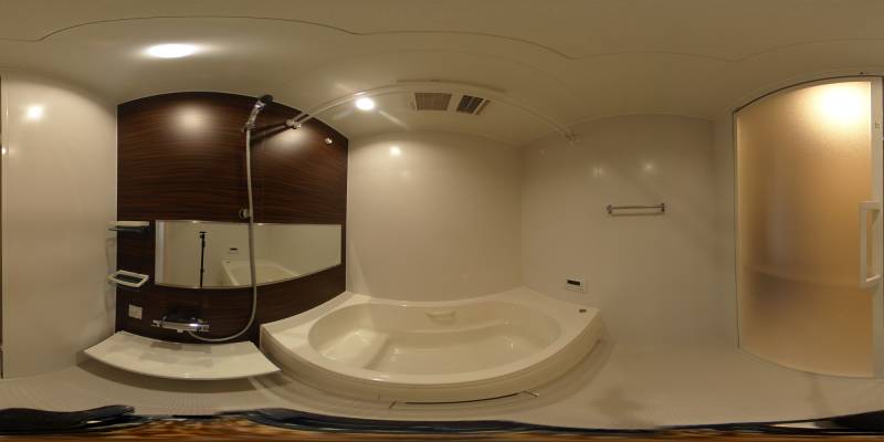 パノラマ画像バスルーム