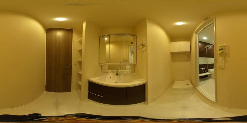 パノラマ画像洗面所