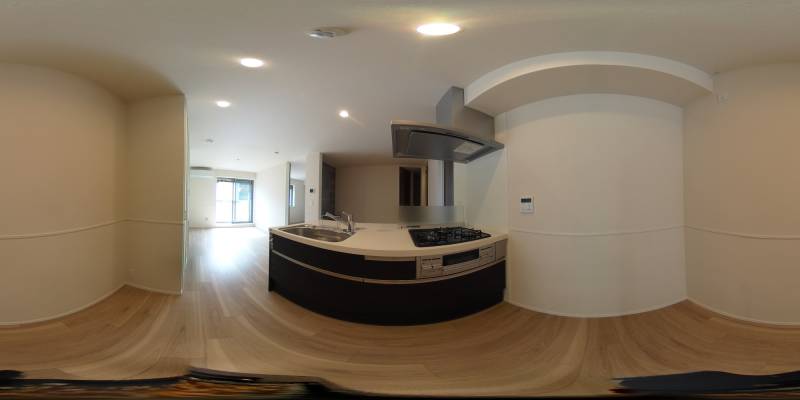 パノラマ画像キッチン