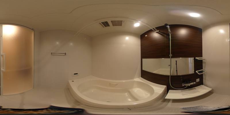 パノラマ画像バスルーム