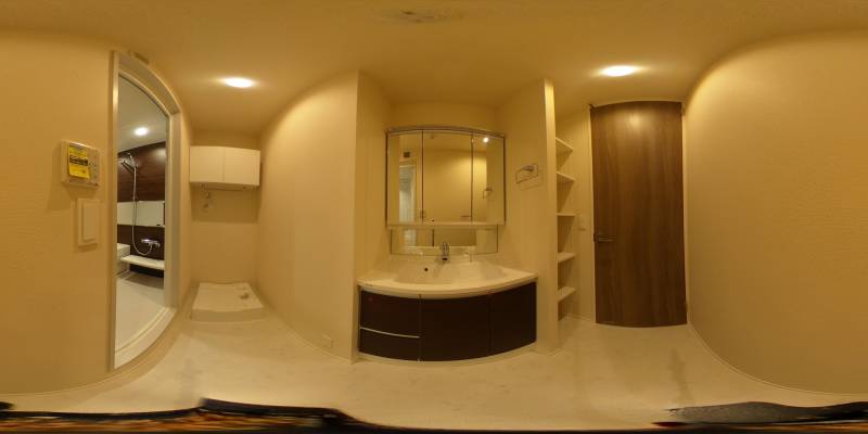 パノラマ画像洗面所