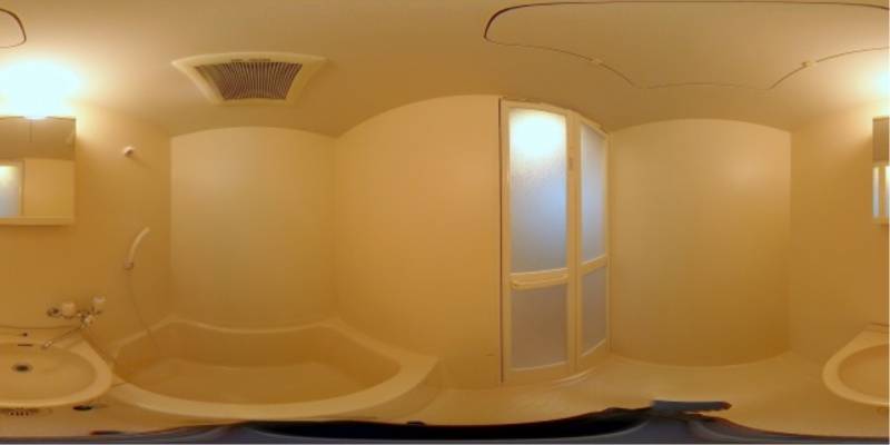 パノラマ画像バスルーム