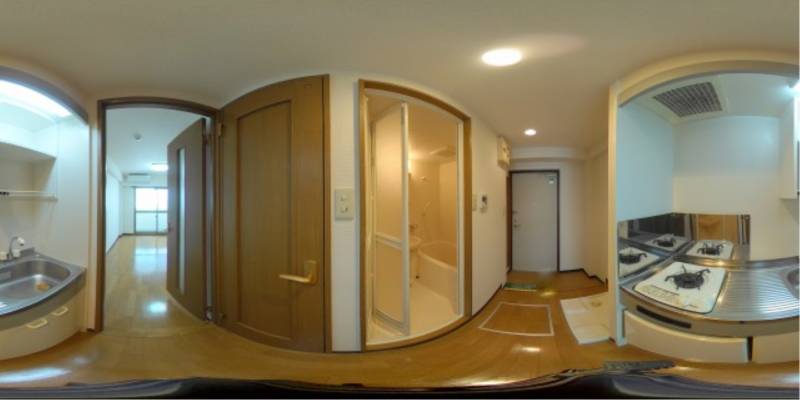 パノラマ画像キッチン