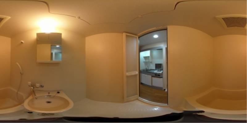 パノラマ画像バスルーム