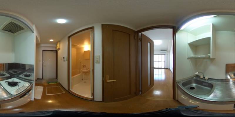 パノラマ画像キッチン