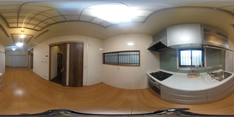 パノラマ画像キッチン