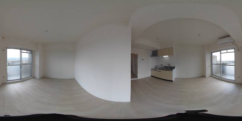 パノラマ画像リビング