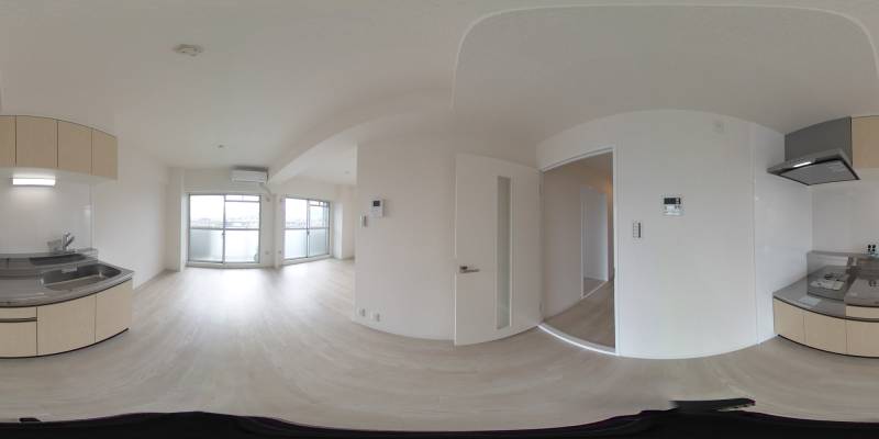 パノラマ画像キッチン