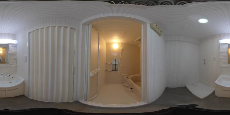 パノラマ画像洗面所