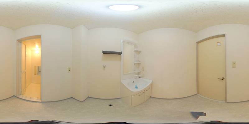 パノラマ画像洗面所