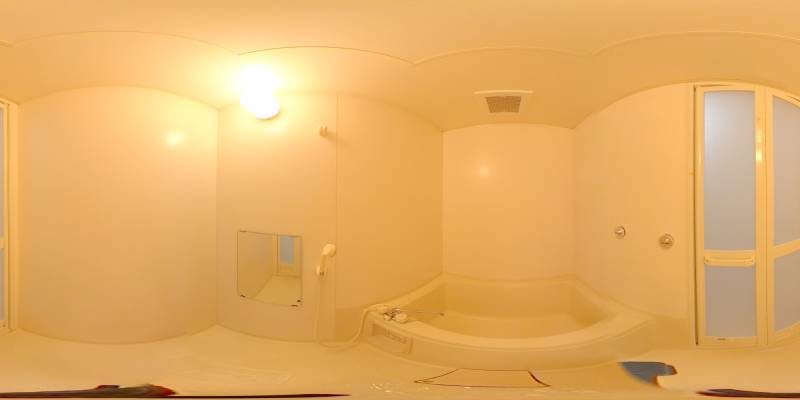 パノラマ画像バスルーム