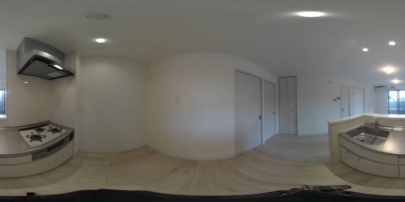 パノラマ画像キッチン