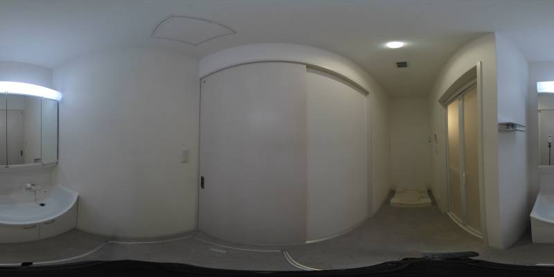 パノラマ画像洗面所