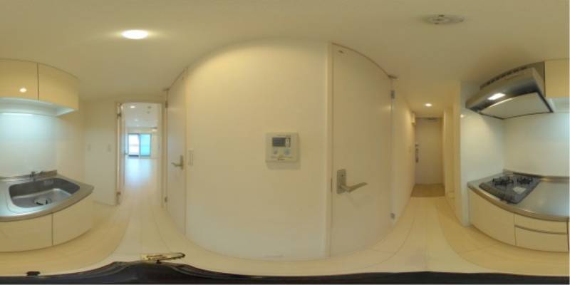 パノラマ画像キッチン