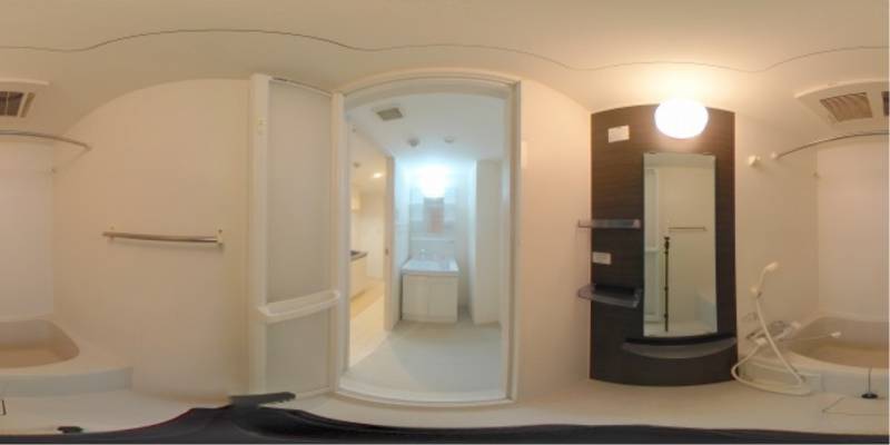 パノラマ画像バスルーム