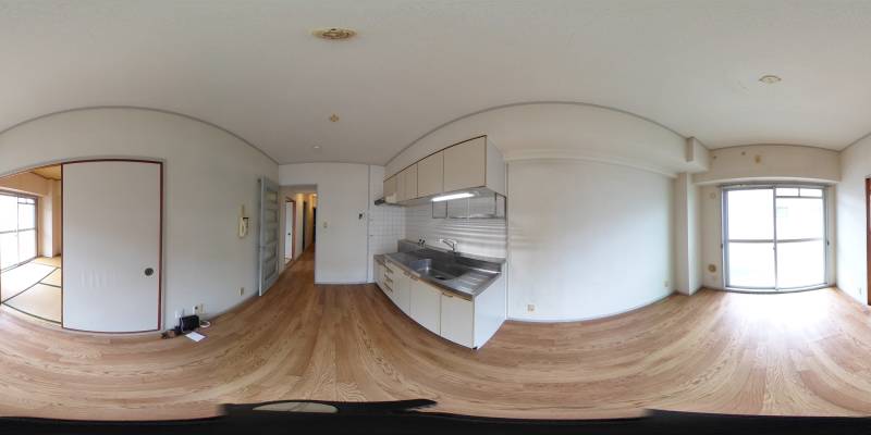 パノラマ画像リビング