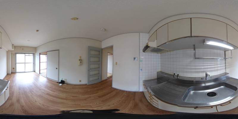 パノラマ画像キッチン