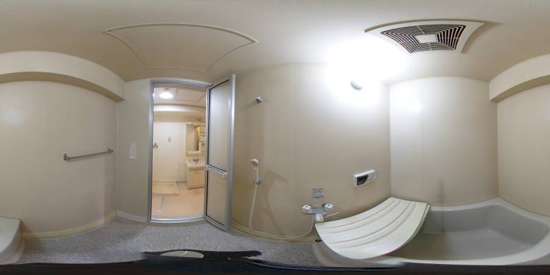 パノラマ画像バスルーム