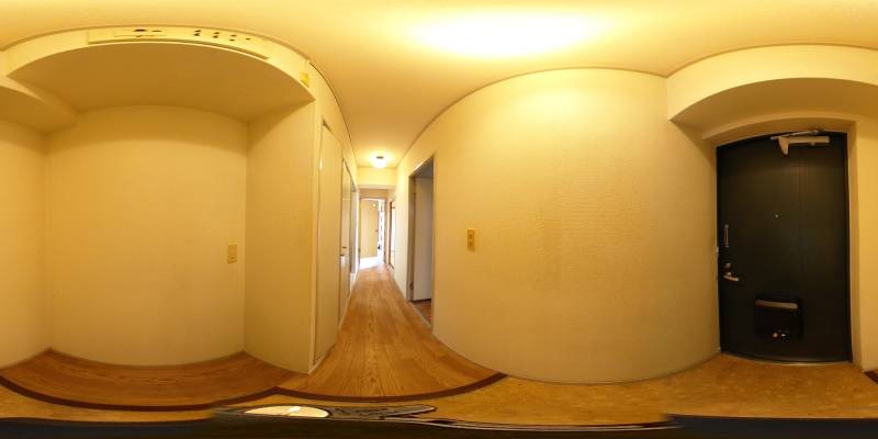 パノラマ画像玄関