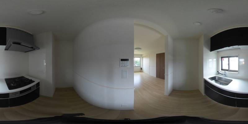 パノラマ画像キッチン