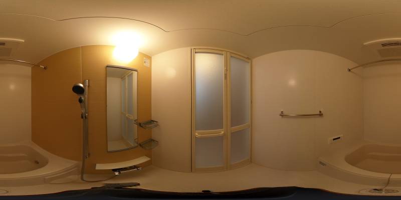 パノラマ画像バスルーム