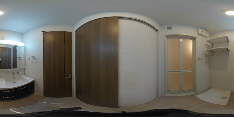 パノラマ画像洗面所