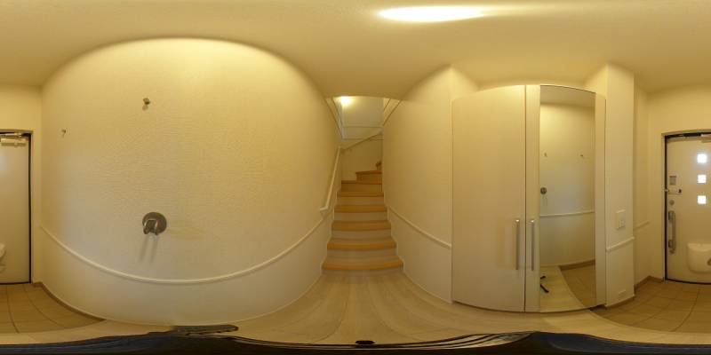 パノラマ画像玄関