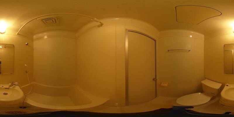 パノラマ画像バスルーム